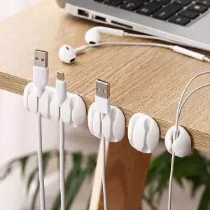 컴퓨터선 충전기 전선 케이블 고정 걸이 홀더