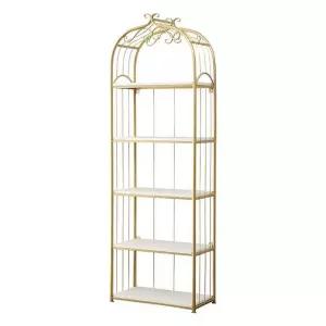 북유럽 골드프레임 장식장 철제 선반장 진열대 진열장