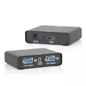 HDMI 408XLB67 to 2xVGA 분배기 선택기 VGA RGB 변환 1080p