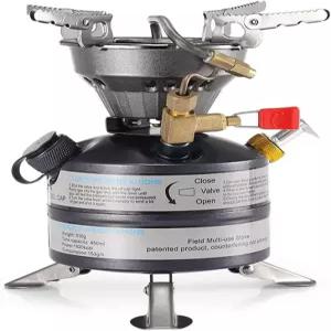 야외 미니 원피스 액체 연료 캠핑 가솔린 스토브 버너 경량 휴대용