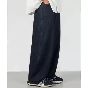 매장정품GLW 이지 와이드 데님 팬츠 딥블루인디고GP19DI100594