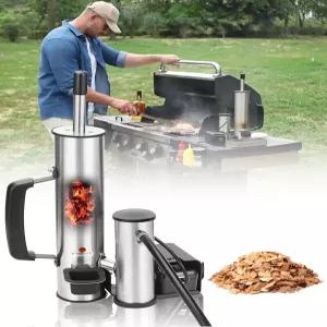 치즈용 연기 발생기 펠릿 스모커용 튜브 휴대용 전기 스모크 메이커 야외 흡연 액세서리 그릴이나 연기에