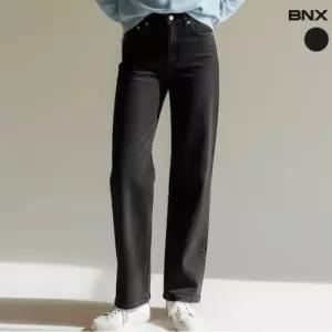 BNX 여성 스판 기모 밴딩 일자 팬츠2228874