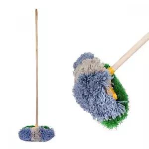 [에이치플러스몰]양면 먼지 제거 청소 솔 긴 목봉 브러시 목봉150cm