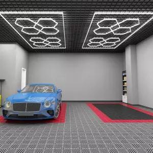 벌집 LED 조명 천정 카페 작업장 세차장 육각형 실내