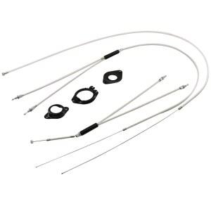 BMX 자전거 브레이크 케이블 세트 자이로 앞뒤 스피너 로터 교체 부품이 있는 하우징