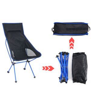 야외 접이식 초경량 캠핑 레저 산악 낚시의자 세련된 라운지 테이블