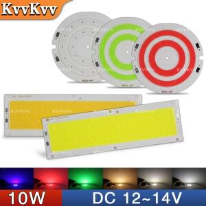 10W LED 칩 3V 4V 12V 발광 다이오드 조명 보드 COB 이중 DIY 링  백색 적색 황색 청색 녹색 소스