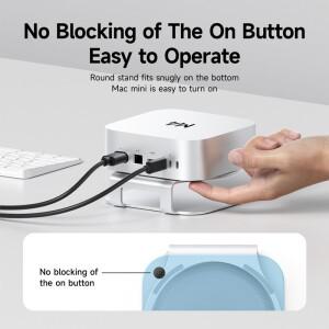 호환 Mac 미니 M4/M4 Pro 스토리지 홀더용 Hagibis 데스크탑 스탠드 알루미늄 도크 방열 브래킷 냉각 마운