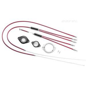 BMX 바이크 자이로 브레이크 케이블 전면 + 후면(상부 하부) 스피너 로터 세트 키트