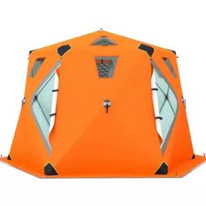 큐브 낚시텐트 차단텐트 방한 방풍보온 매트 민물