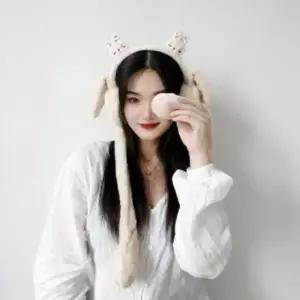 토끼 귀마개 겨울 귀도리 방한 털 귀덮개