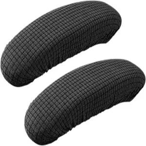 마타 레온 사무실 의자 팔걸이 커버 - 컴퓨터 게이밍 책상 회전 의자용 신축성 슬립커버 보호 슬리브 쉽게