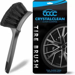 바퀴 림 및 매트용 크리스탈 클린 타이어 브러시 - 카펫 디테일을 위한 나일론 브리스틀 자동차 휠 자전거