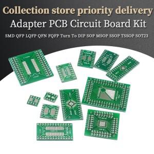 어댑터 PCB 회로 기판 키트 SMD QFP QFN 턴 투 딥 SOP SOT23 8 10 14 16 20 24 28 SMT 딥 개