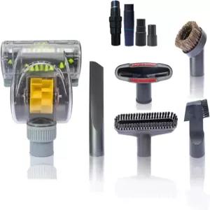 가정용 청소 키트 진공 청소기 액세서리 및 공기 구동 애완동물 실내용 터보 브러시 노즐 도구 부착 회전