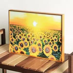 보석액자 빛나는 황금 개업선물 돈들어오는 풍수 그림 인테리어