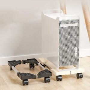 호환 컴퓨터 타워 스탠드  조절식 이동식 CPU PC 플로어 라이저 롤링 바퀴 휠 홀더