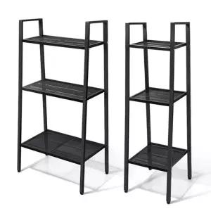 선반 모던한 블랙 진열대 3단 수납장