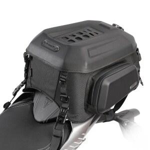 아바미타 리노워크 모터사이클 테일백 방수 23-35L 확장형 모터사이클 헬멧 가방 수하물 가방 보관 가방 시시 바 스트랩 매트 블랙