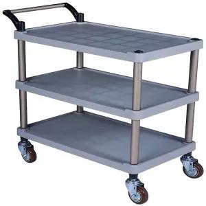 식당 서빙카 플라스틱 3단 대 무소음바퀴 BR