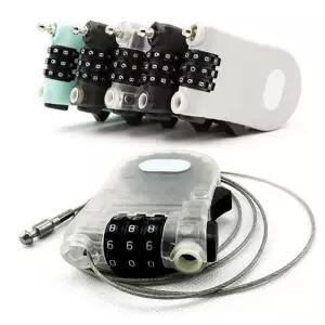 자물쇠 오토릴 와이어락 길이조절 가능 보안 잠금장치