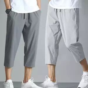 7부 아이스 밴딩팬츠 3color 바지 여름 냉동고 쿨링팬츠 남성