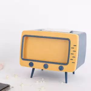 휴대폰 거치대 각티슈 커버 사각형 청소용 디스플레이 케이스 텔레비전 정리함