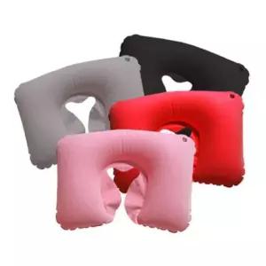 휴대용 에어목베개 여행 필수템 편안한 에어쿠션 목 지지 쿠션