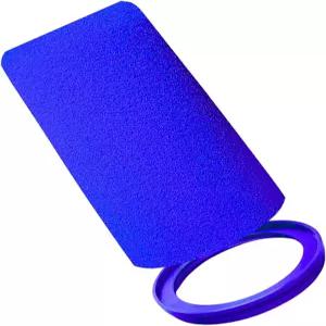 슈어 SM7B SM7dB 마이크 폼 윈드스크린용 라임카와 SM7b 팝 필터 리테이너 링 RK345 색상 교체용 (파란색)