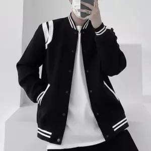 모던 심플 남성 미니멀 바시티자켓 야구점퍼 IS-JK52