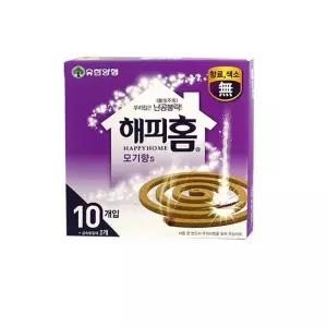 해피홈 방향제 10매입 내추럴 향기 패브릭 리프레셔