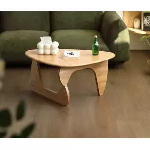 고급 강화유리 소파테이블 투명 우드 높은 유리