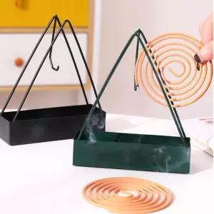 모기향 거치대 트레이 낚시용 받침판 연소기 철제 용기