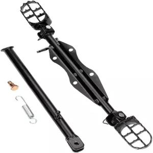 YLQYYH 고강도 110cc 125cc 140cc 피트 더트 바이크 풋 페그 받침대 브래킷 소형 오프로드 오토바이