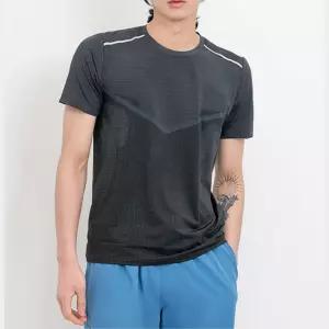 여름 스판 배드민턴 축구복 남자 반팔티 상의 남자헬스 기능성 스포츠