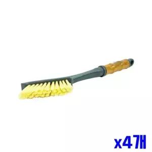 [알티피아]bns 튼튼한 우드 브러쉬 틈새 청소솔 x4개 욕실청소솔