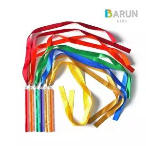 리본막대 바른키즈 레인보우 6개세트 응원용품 파티소품