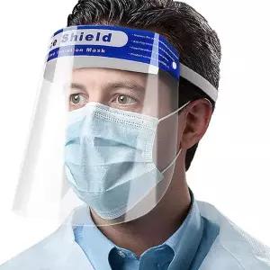 [에이치플러스몰]안면보호 투명 안전 위생 작업 마스크 쉴드