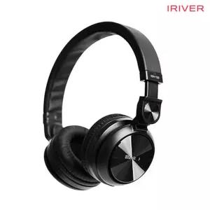 접이식 헤드셋 내장 마이크 블랙 소형 오디오 헤드폰