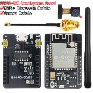 ESP32-CAM 마이크로 USB ESP32 직렬-WiFi CAM 개발 보드 CH340 5V Bluetooth  OV2640 카메라