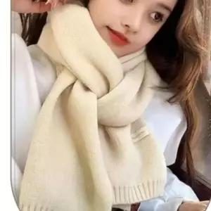 커플 니트 머플러 캐시미어 울 목도리 겨울