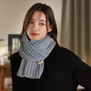 니트 머플러 겨울 보온 목도리 넥워머 미니