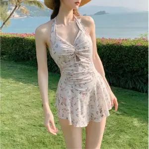 홀터넥 셔링 여성 모노키니 원피스 수영복 이쁜 비치 여자 엄마 20대