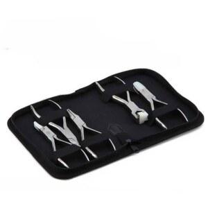 안경점 안경테 피팅 파우치 가열기 부품 상자 원목 공구 서랍형 수리킷