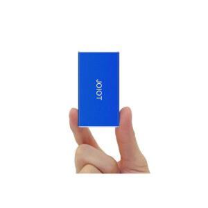 JOIOT 미니 휴대용 SSD 500GB 외장 솔리드 스테이트 드라이브 - 최대 540MB/s, USB 3.1 2세대 초슬림 외장 SSD, 파란색