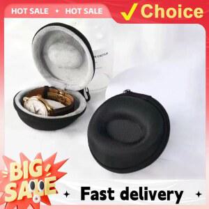 우드박스 2Pc 여행용 케이스 단일 시계용 휴대용 보관 상자 손목시계용 충격 방지 스마트 시계 보관함