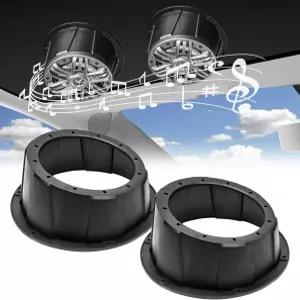 리코일 USP65B 6.5인치 스피커 포드 쌍 범용 앵글 박스 개스킷이 장착된 표면 장착 해상 UTV 보트 RV