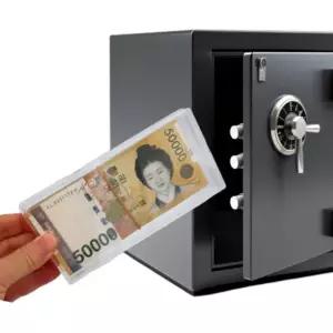 미니 아크릴 지폐 보관함 케이스 투명 박스 오만원 만원 돈보관 돈다발