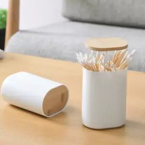 면봉 케이스 인공눈물 이쑤시개 정리함 원터치 자동열림 면봉통 보관함 디스펜서